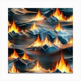 Flames 1 Canvas Print