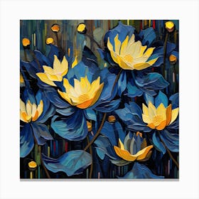 Lotus Flowers 1 Canvas Print