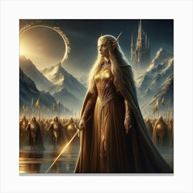 Lord Of The Rings/ ELVEN Canvas Print