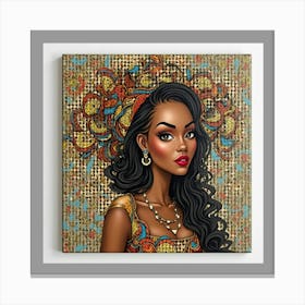 African Woman 3 Canvas Print