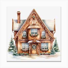 Gingerbread House 10 Canvas Print