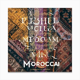 Moroccan Rug Canvas Print