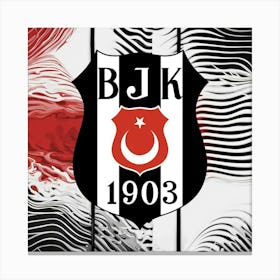 Beşiktaş J.K Logo Wall Art 19 Canvas Print