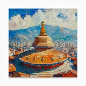 Tibetan Temple 2 Canvas Print