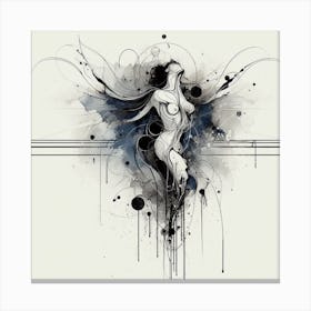 Abstract Image Of Lilith 4 Canvas Print