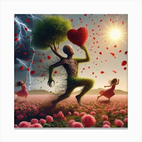 Heart Of Love 1 Canvas Print