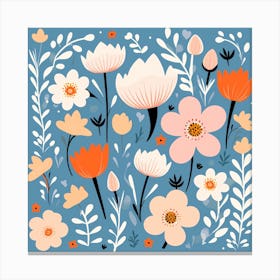 Floral pattern Canvas Print