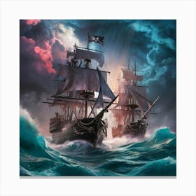 Pirates Of The Caribbean Canvas Print