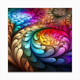 Abstract Painting Canvas Print