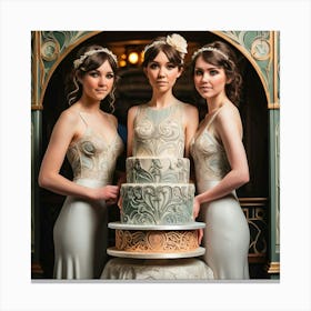 Victorian Wedding Cake 2 Canvas Print