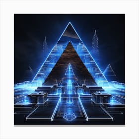 Pyramids Canvas Print