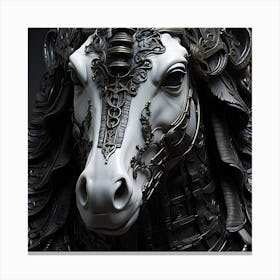 Equestrian Sculpture Canvas Print