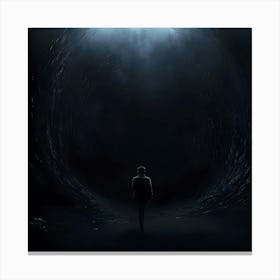 The Feeling Of Loneliness Represented As A Dark Void(1)(1) Canvas Print