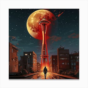 Space Needle Canvas Print