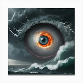 Eye Of The Storm 3 Canvas Print