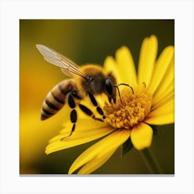 Smart bee Canvas Print