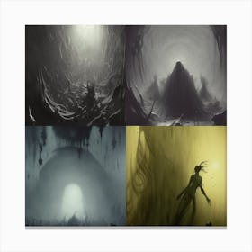 Dark Caves Canvas Print