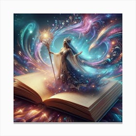 Book Of Magic 3 Canvas Print