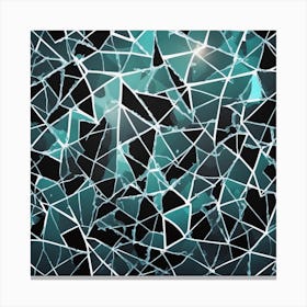 Broken Glass Background 19 Canvas Print