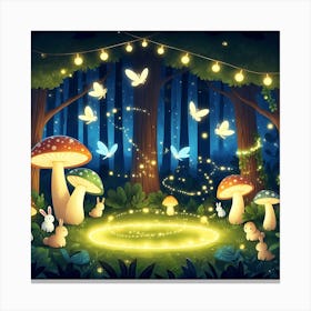 Fairy Forest 5 Canvas Print