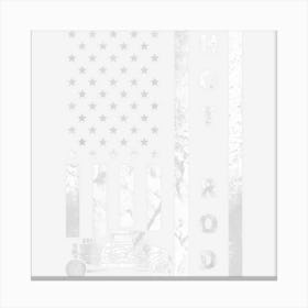 Hot Rod Patriotic Us Flag Hot Rod Canvas Print