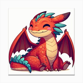 Whimsical Dragon 8 Canvas Print