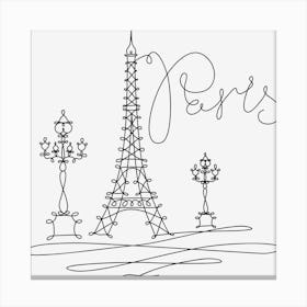 Travel paris Canvas Print