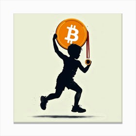 Bitcoin Child 6 Canvas Print