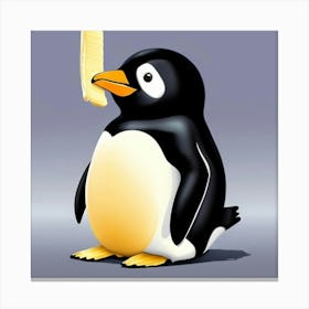 Linux Penguin Canvas Print