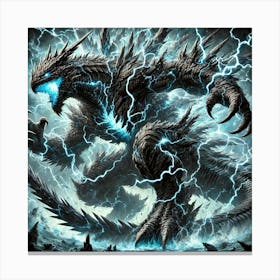 Stormbringer Portrait Canvas Print