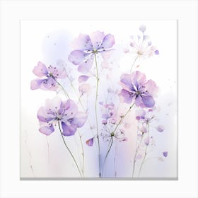 AI Fragile Elegance  Canvas Print