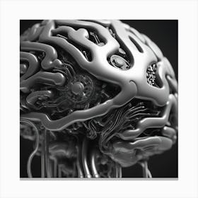 Brain Of A Robot 21 Canvas Print