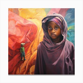 Somalian Echoes: Immersive Art" Canvas Print