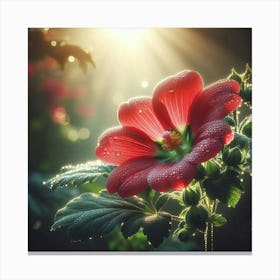 Hibiscus Flower Canvas Print