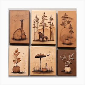 Wood Carvings 4 Canvas Print
