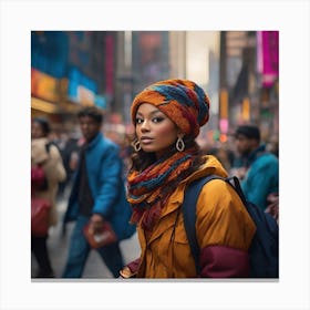 Times Square Canvas Print