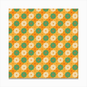 Colorful Retro Pattern 15 Canvas Print