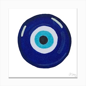 Protection Eye Canvas Print