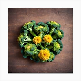 Florets Of Broccoli 18 Canvas Print