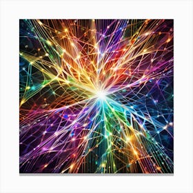 Abstract Fractal Background Canvas Print