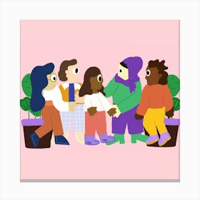 Group Of People Canvas Print