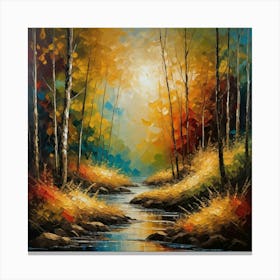 Autumn In The Forest 3 Canvas Print