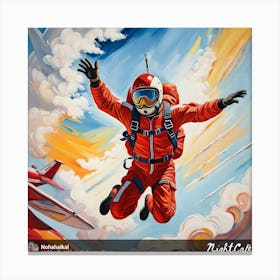 Skydiver 4 Canvas Print