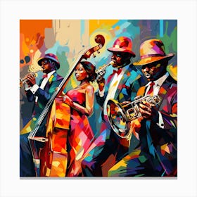 Jazz Band 1 Canvas Print