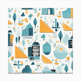 Seamless Pattern Canvas Print