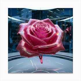 Futuristic Rose Canvas Print