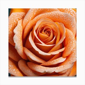 Orange Rose Canvas Print