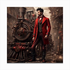 elegant man Canvas Print