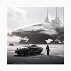 Futuristic Car Canvas Print