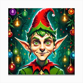 Christmas Elf 1 Canvas Print